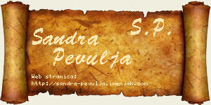 Sandra Pevulja vizit kartica